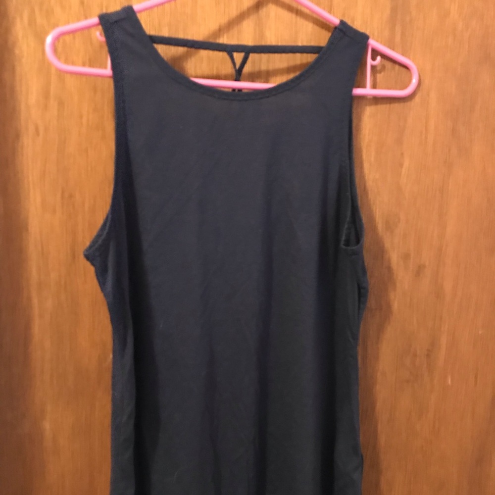 Navy athletic top